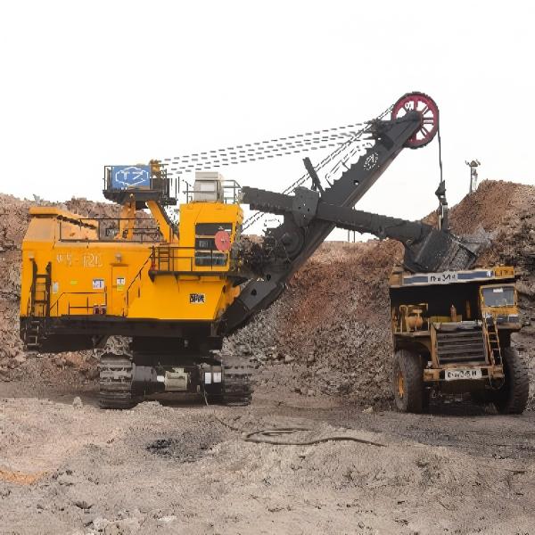 Какие существуют виды экскаваторов канатных с прямой лопатой?